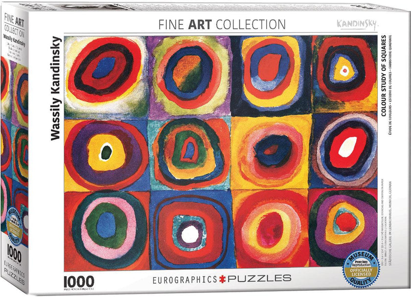 Eurographics - Color Study of Squares (1000-Piece Puzzle)