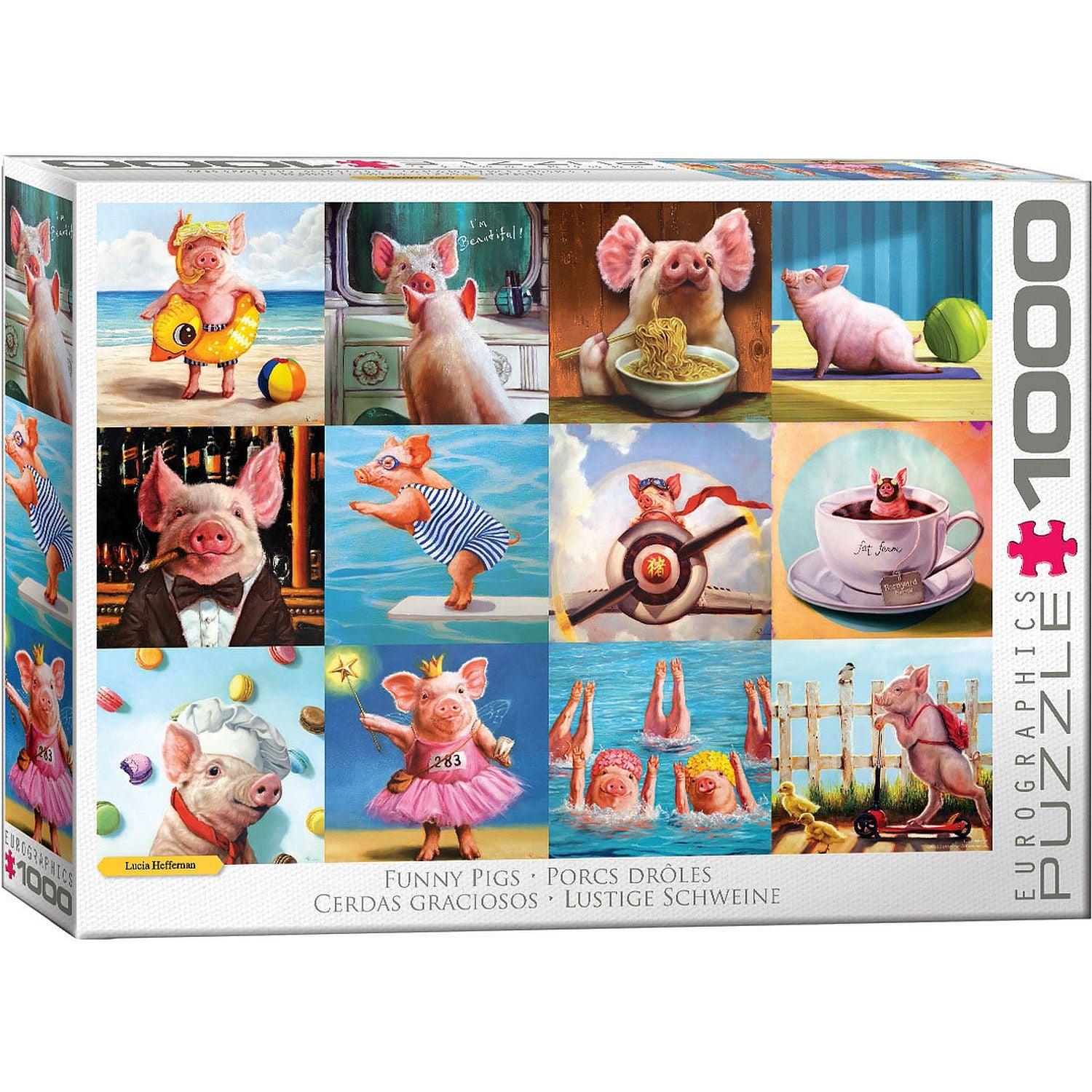 Eurographics - Funny Pigs (1000-Piece Puzzle)