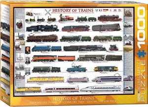 Eurographics - History of Trains (1000-Piece Puzzle)