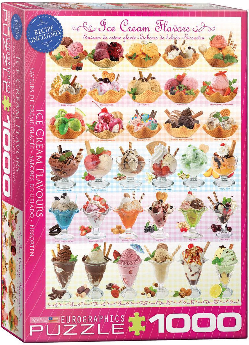 Eurographics - Ice Cream Flavors (1000-Piece Puzzle)