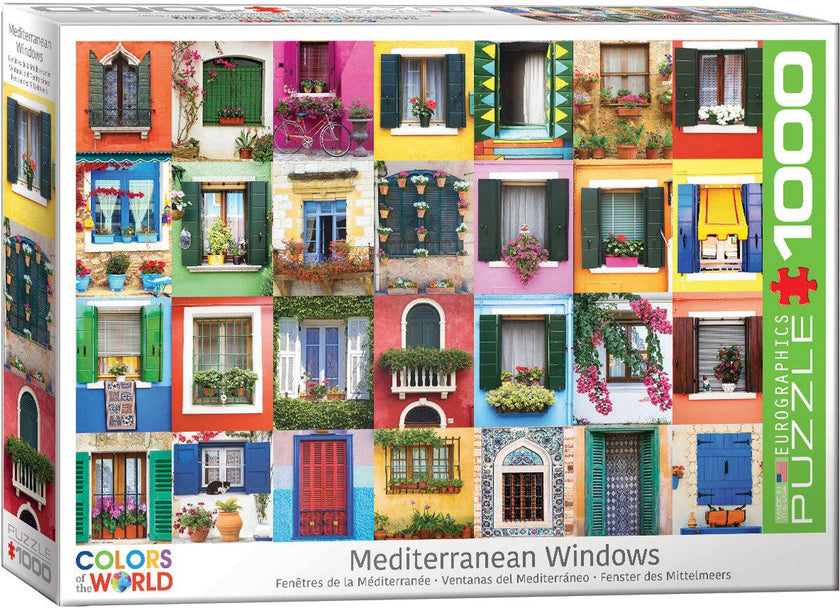 Eurographics - Fenêtres Méditerranéennes (Jigsaw Puzzle 1000 pièces)
