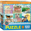 Eurographics - Puppy Trouble (100-Piece Puzzle)