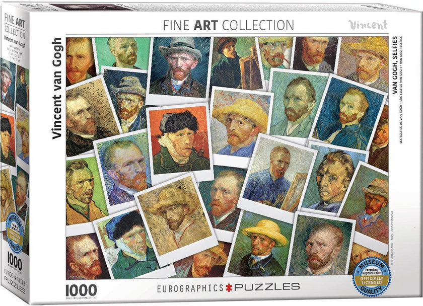 Eurographics - Selfies By Vincent Van Gogh (1000-Piece Puzzle)