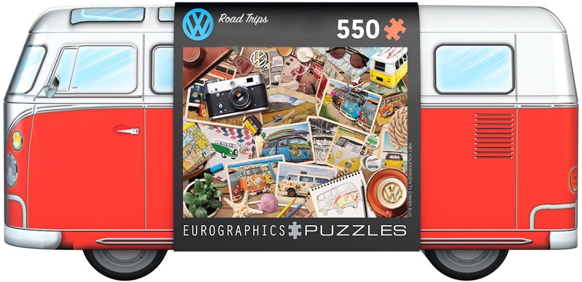 Eurographics - Vw Bus Tin - Road Trips (550-Piece Puzzle)