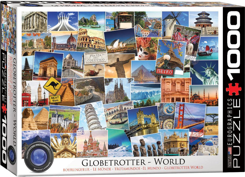Eurographics - Monde - Globetrotteur (Jigsaw Puzzle 1000 pièces)