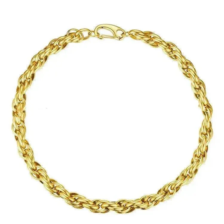 Europe And The United States Popular Exaggerated Hemp Thick Chain
