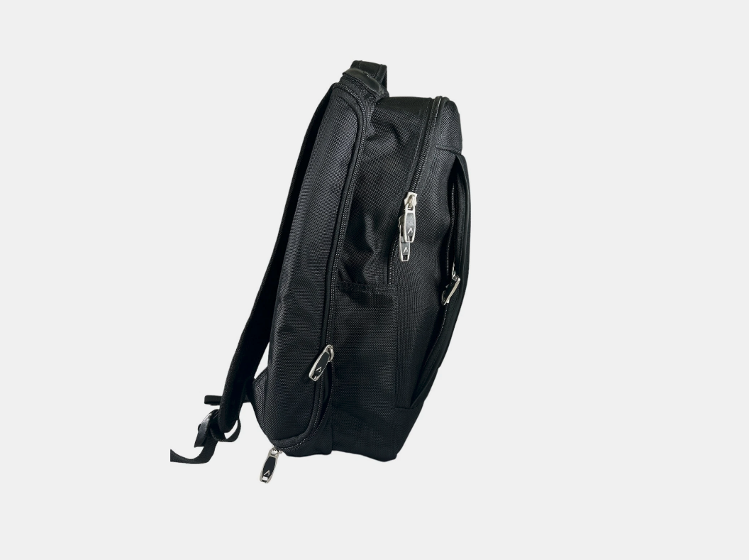 Europe Bound Exec-Tek Black Heavily Cushioned Laptop Backpack 18L