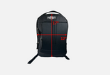 Europe Bound Exec-Tek Black Heavily Cushioned Laptop Backpack 18L
