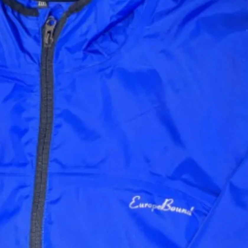 Europe Bound Unisex Packable Travel Rain Jackets Sizes XL-3XL