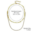 European And American Accessories Stitching Mixed Color Zircon Necklace