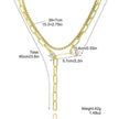 European And American Accessories Stitching Mixed Color Zircon Necklace