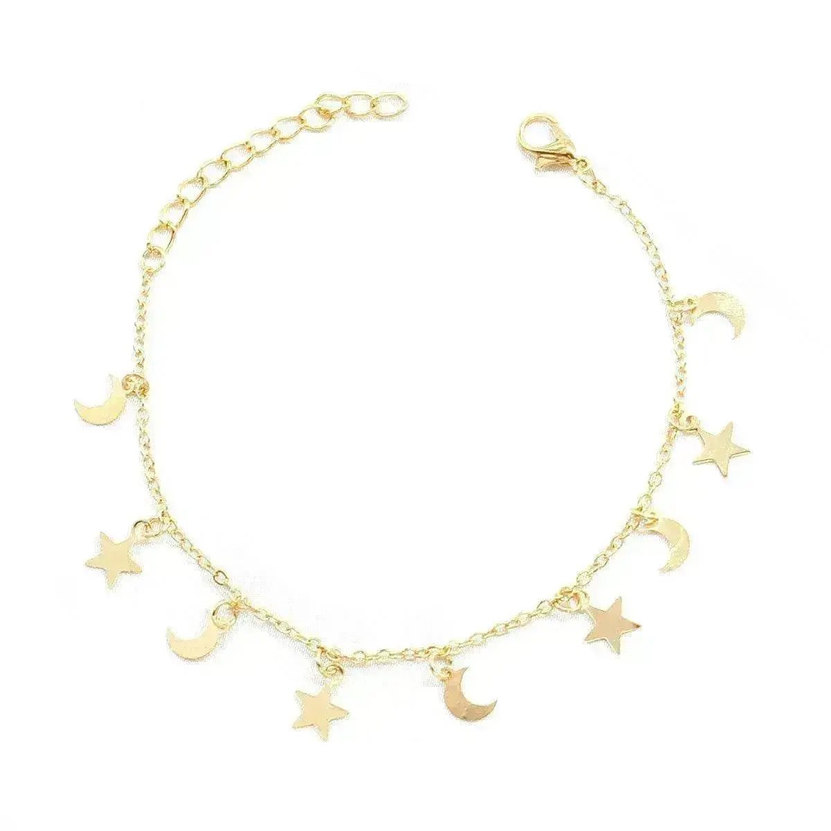 European And American Fashion Star Moon Combination Bracelet