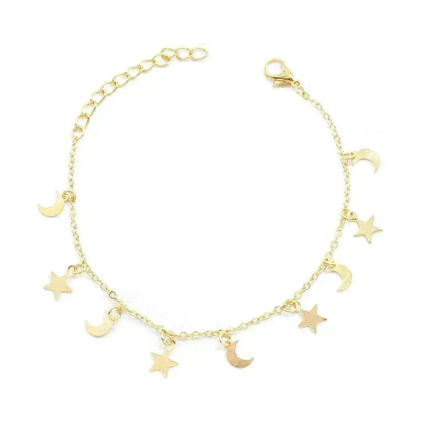 European And American Fashion Star Moon Combination Bracelet