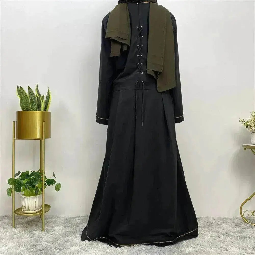 European And American Large Size Arab  Dress