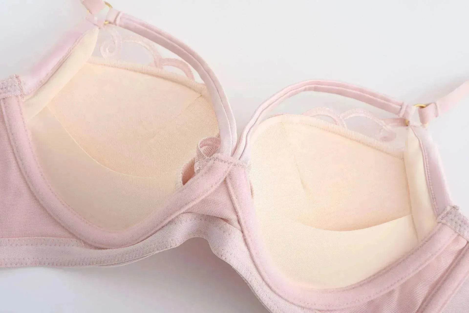 European And American Ultra-thin Pure Desire Gathering Bra