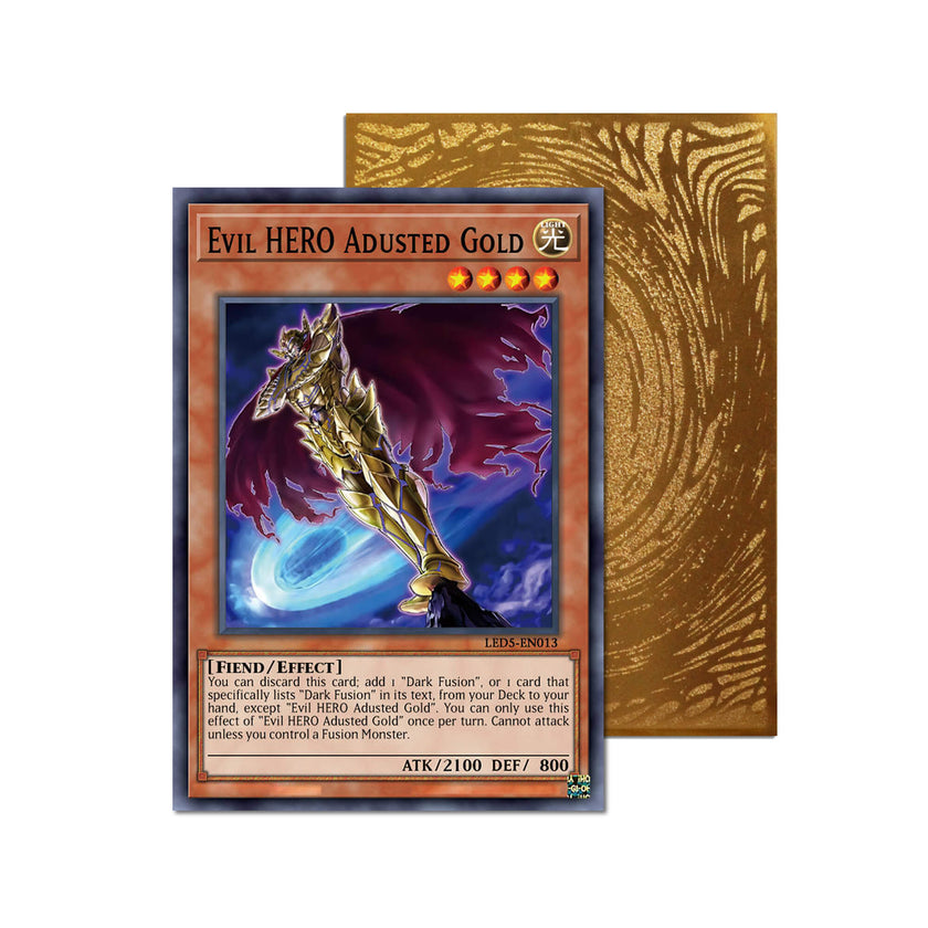 Carte Evil HERO Adusted Gold Metal Orica