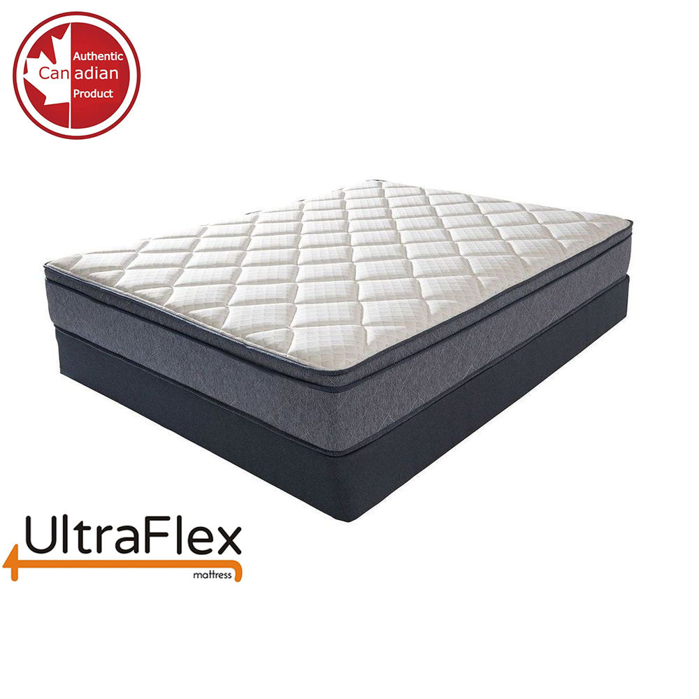 UltraFlex® DELIGHT- Advanced Orthopedic Support, High-Density Pressure Relief Foam, Multiple Posture Spinal Support, Motion Transfer Pockets, CoolGel Eco-Friendly Mattress (Made in Canada)