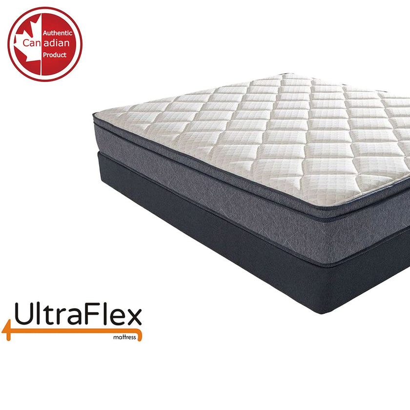 UltraFlex® DELIGHT- Advanced Orthopedic Support, High-Density Pressure Relief Foam, Multiple Posture Spinal Support, Motion Transfer Pockets, CoolGel Eco-Friendly Mattress (Made in Canada)
