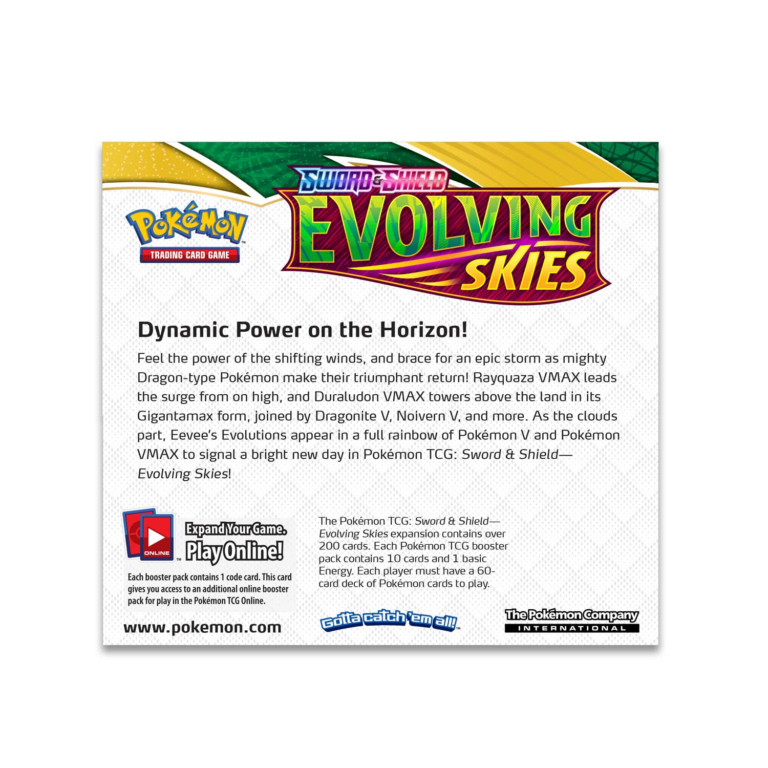Pokémon TCG - Sword & Shield - Evolving Skies - Booster Box