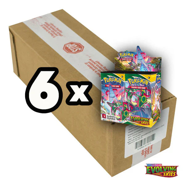 Pokémon TCG - Sword & Shield - Evolving Skies - Case of Booster Box (First print)