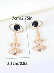 Exaggerated Long Retro Nose Lips Eye Dangle Earrings