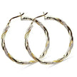 Exaggerated Simple Golden & Silver Colors Female Earrings