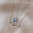 Four Leaf Clover Magnetic Necklace, Detachable 4-in-1 Titanium Steel Women Necklace