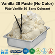 Vanilla 30 (No Color) Paste - Gelato Pastes - 3 KG Bucket - Rubicone Canada - Ships Free Within Canada on Orders Above CAD $199