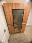 PREORDER SEPTEMBER 2026 - *NEW* 2026 Model-Premium Series-Costway 2-Person Dual Therapy Full Spectrum Infrared Sauna with Red Light Panel($900 Value), WiFi App Control, Chromotherapy & Bluetooth – Okoume Wood- Fully Loaded Indoor Spa