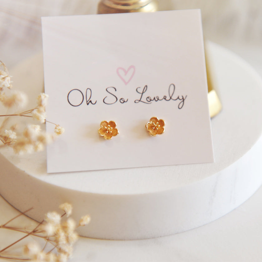 Myah Flower Studs