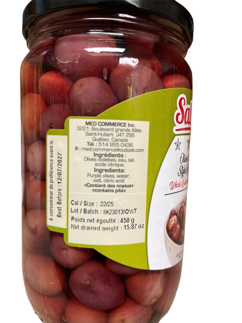 Salma  Red Olives kalamata style 450g