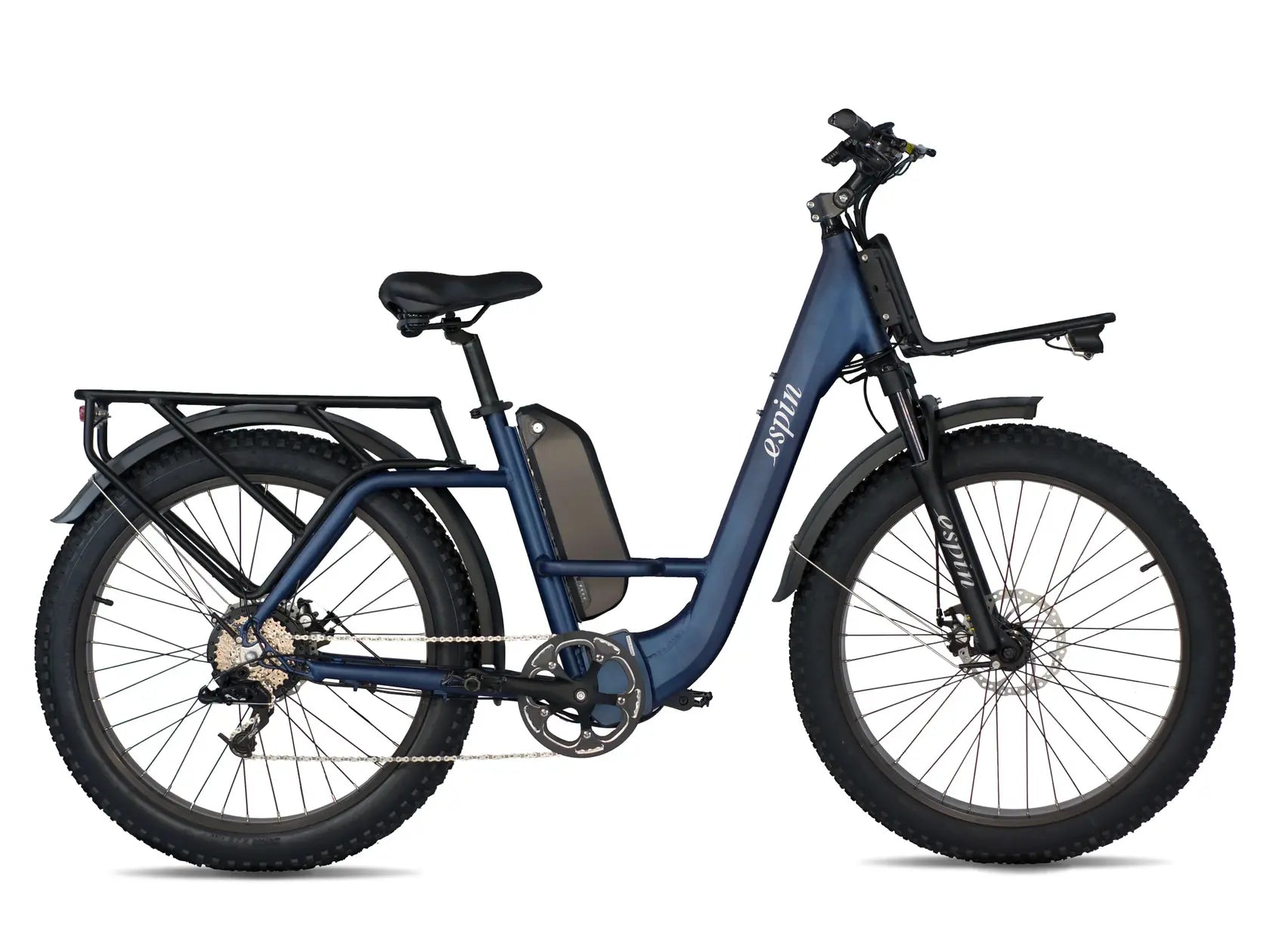 Ambition Fat Tire Elite Step-Thru 500W eBike (F27e) | 32 Km/hr Top Speed | 120 Km Range