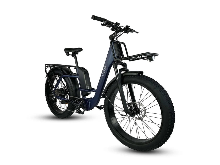 Ambition Fat Tire Elite Step-Thru 500W eBike (F27e) | 32 Km/hr Top Speed | 120 Km Range
