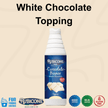 White Chocolate Topping - 1 KG Squeeze Bottle - Rubicone Canada - Ships Free Within Canada on Orders Above CAD $199