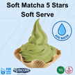 Soft Matcha 5 Stars Ready Creamy Soft Serve Mix - Complete Ready Base - Case of 8 x 1.5 KG bags - Rubicone Canada - Ships Free Within Canada on Orders Above CAD $199