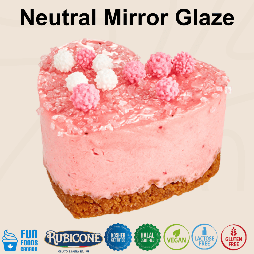 Neutral Mirror Glaze - 3.5 KG Bucket - Bakery and Pastry - Rubicone Canada - Ships Free Within Canada on Orders Above CAD $199