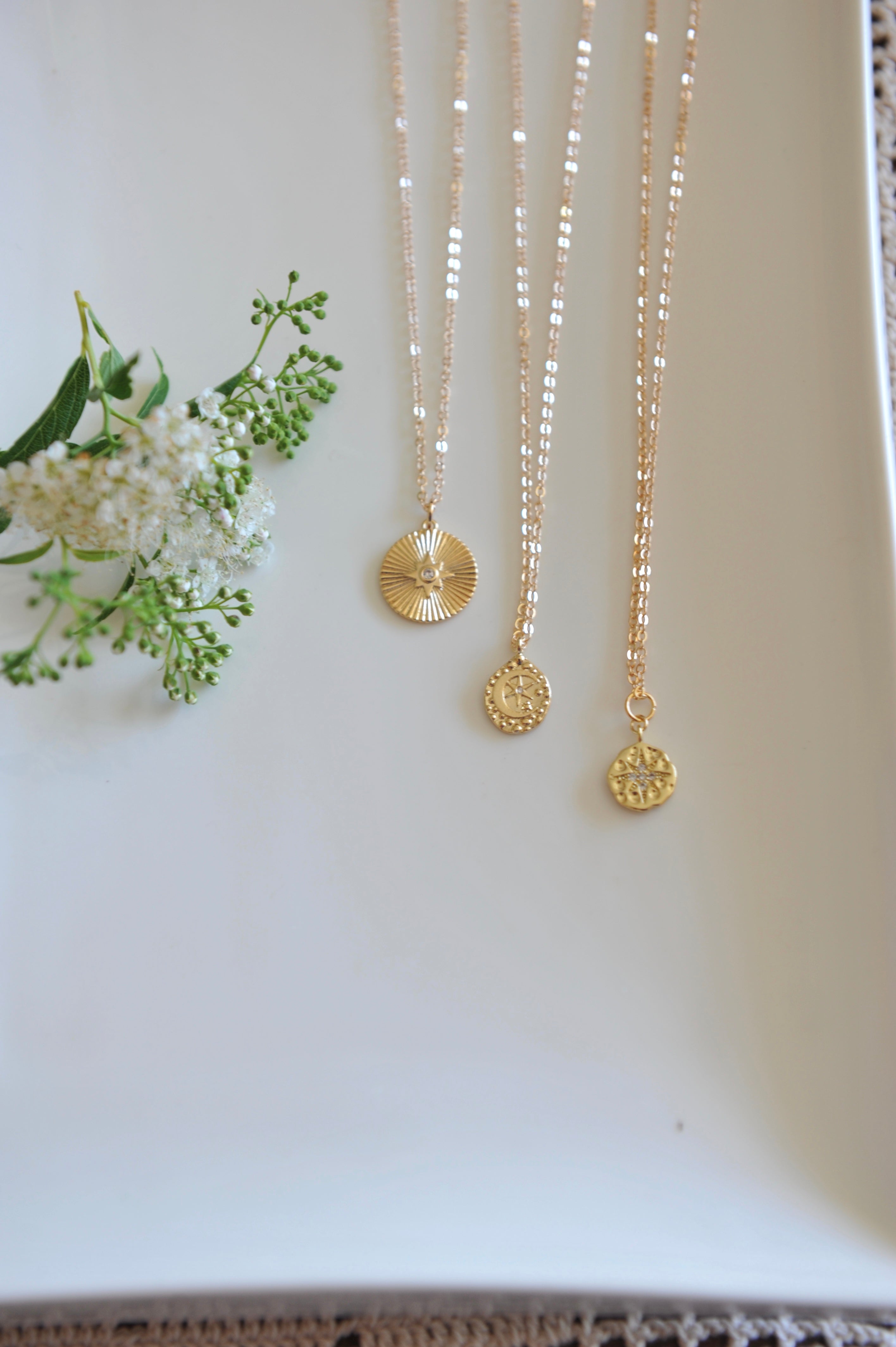 Moon + Star Necklace