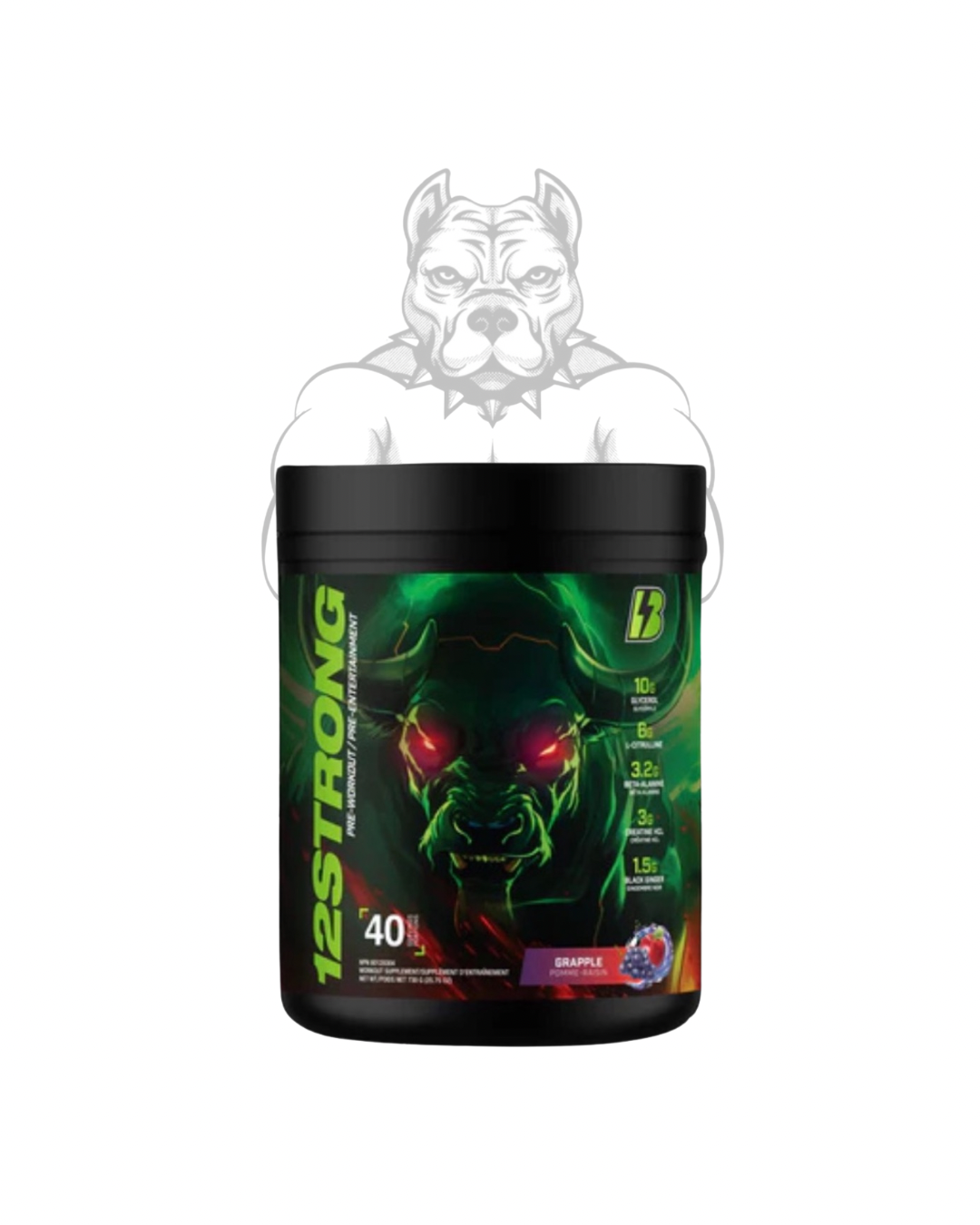 Bull Nutrition 12 Strong Pre-Workout