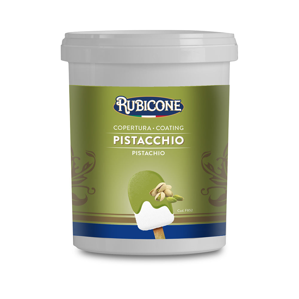 Pistachio Cone Dip Coating - 1.5 KG Bucket - Rubicone Canada - Ships Free Within Canada on Orders Above CAD $199