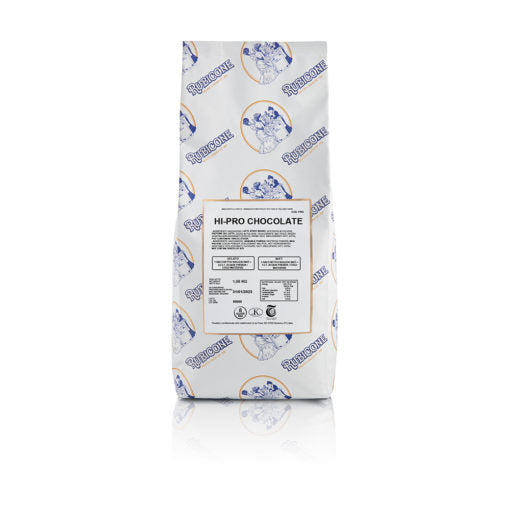 High Protein Chocolate Soft Serve & Gelato Mix - HI-PRO Chocolate - Case of 8 x 1.55 KG bags - Fit Gelato - Rubicone Canada - Ships Free Within Canada on Orders Above CAD $199