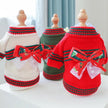 Holiday Gift Box Dog Sweater | Christmas Dog Knitwear