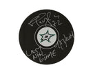 Shayne Corson Autographed Dallas Stars Autograph Model Puck Inscribed 