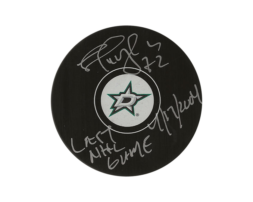 Shayne Corson Autographed Dallas Stars Autograph Model Puck Inscribed 