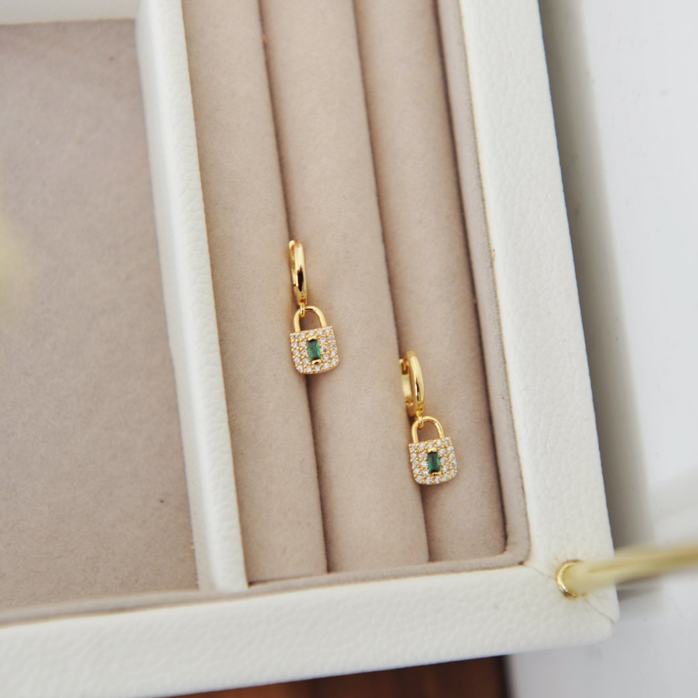 Lockhart Huggie Hoop Earrings
