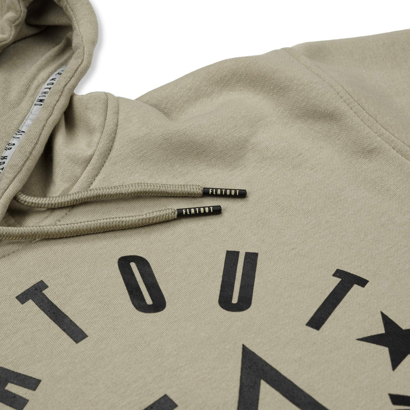 Sweat à capuche FA beige