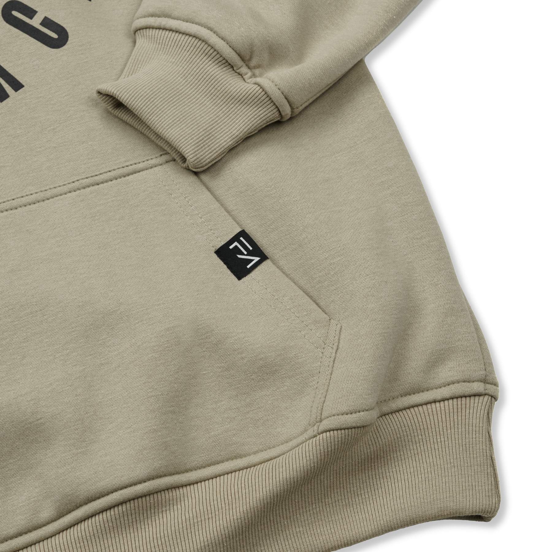 Sweat à capuche FA beige