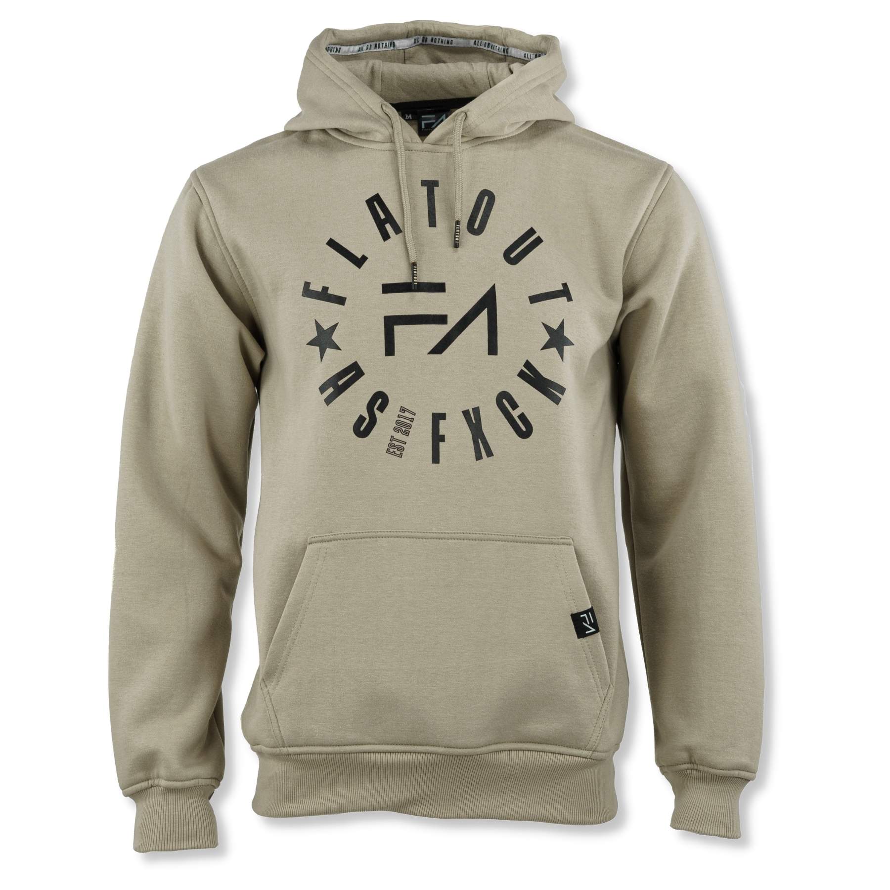 Sweat à capuche FA beige
