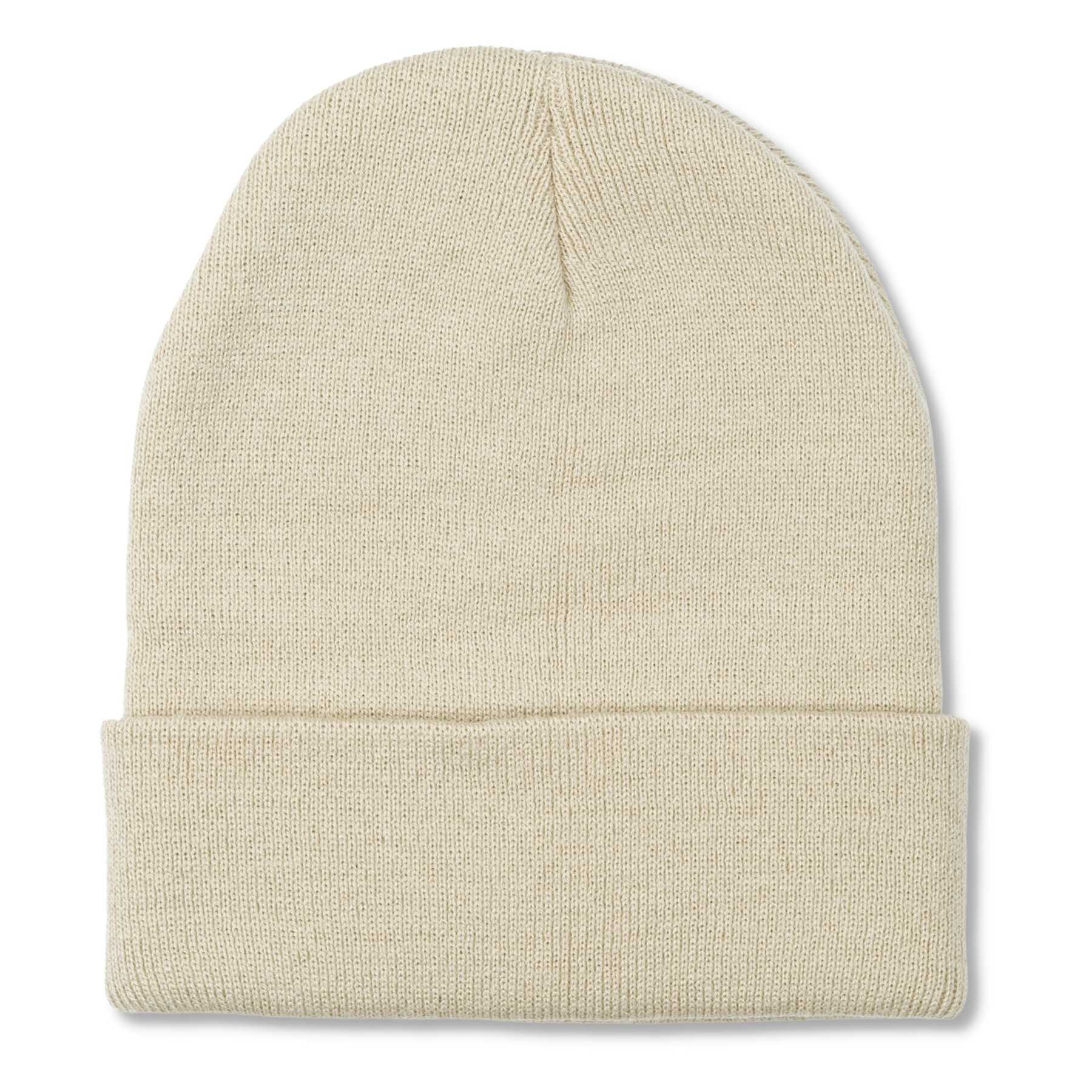 Bonnet FA à revers, beige