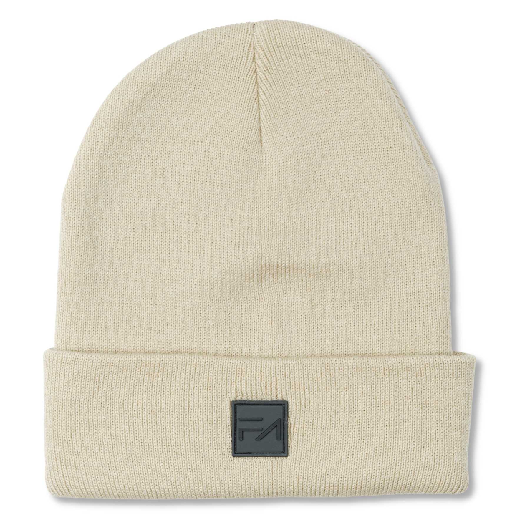 Bonnet FA à revers, beige