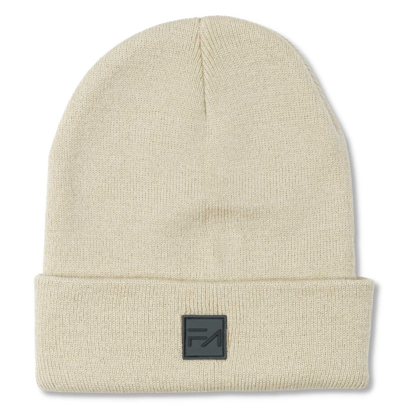 Bonnet FA à revers, beige